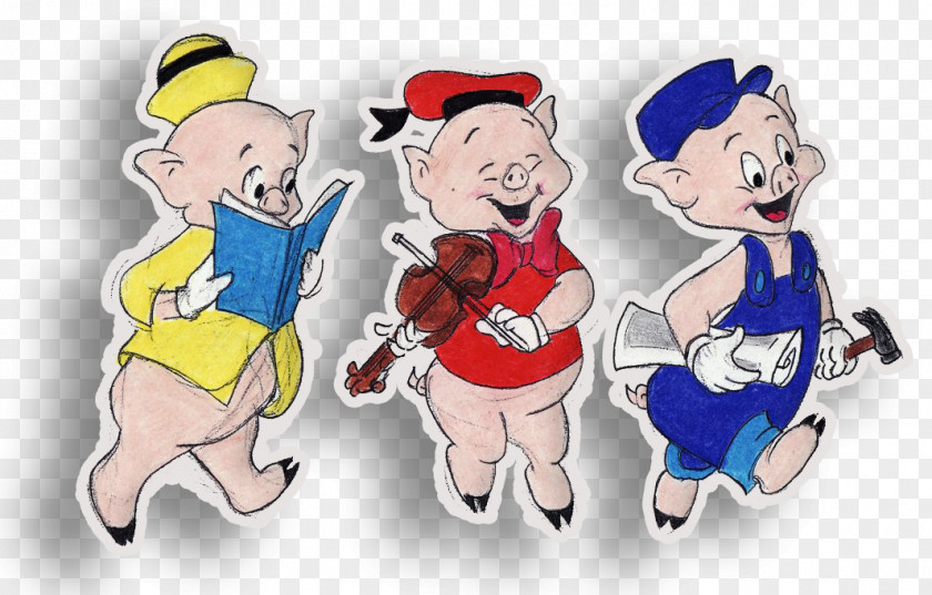 Domestic Pig The Three Little Pigs Walt Disney Company PNG