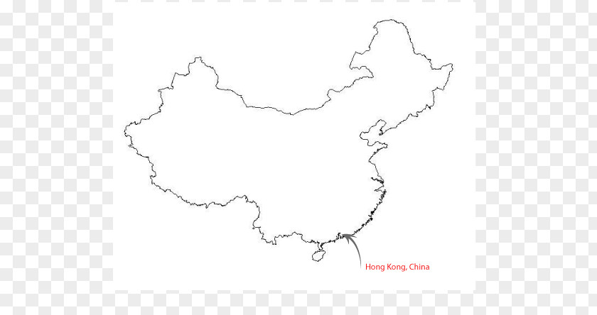 Hong Kong Map China Blank World Geography PNG