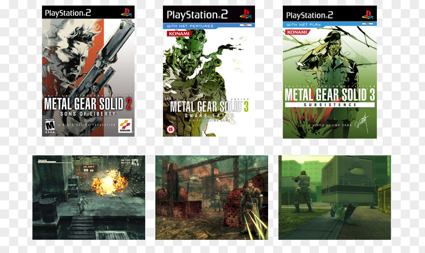 Metal Gear Solid 4 Guns Of The Patriots 3: Snake Eater V: Phantom Pain 2: Sons Liberty PlayStation 2 PNG