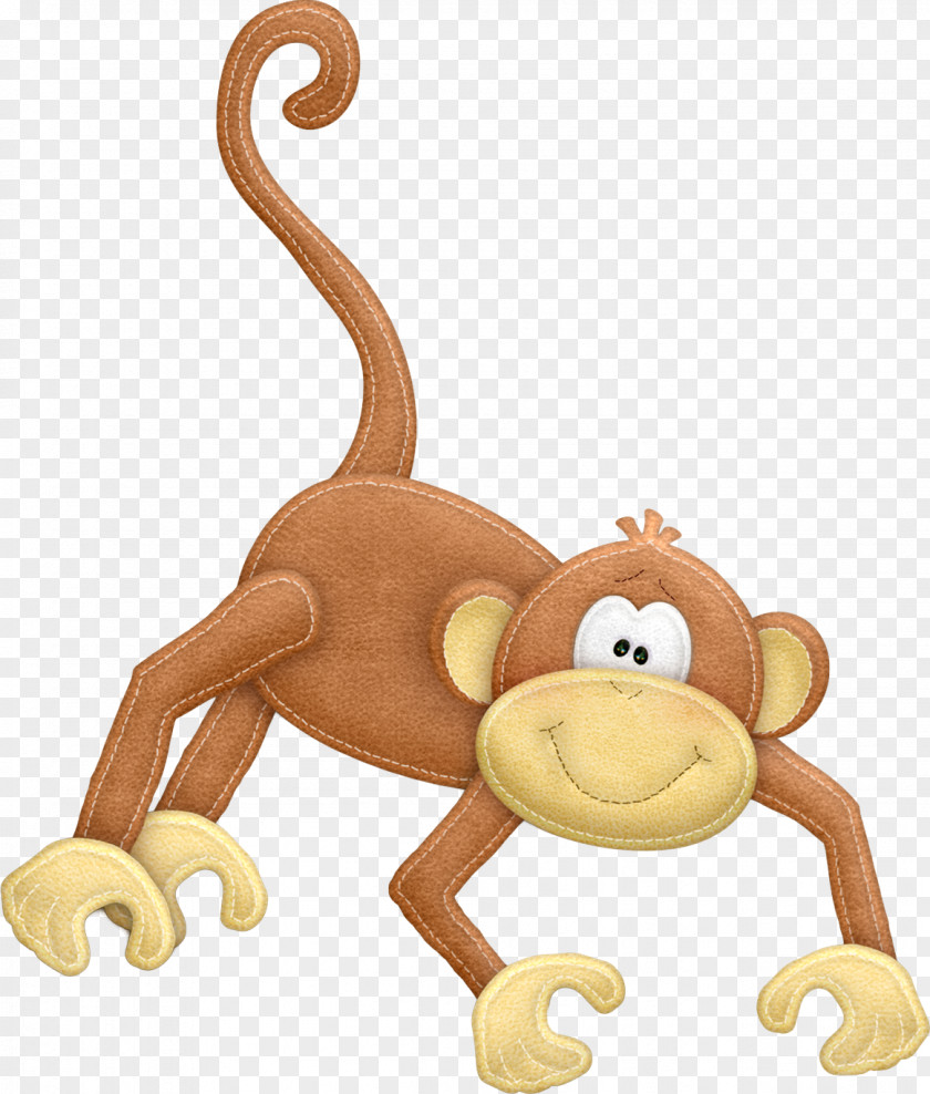 Monkey Stuffed Animals & Cuddly Toys Clip Art PNG