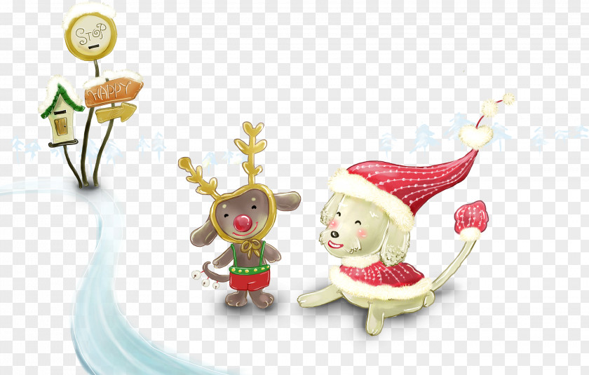 Snow Illustration Christmas High-definition Television Cuteness Display Resolution Wallpaper PNG