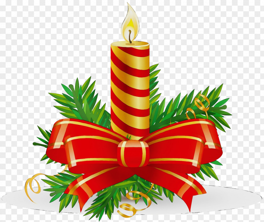 Tree Holiday Ornament Birthday Candle PNG