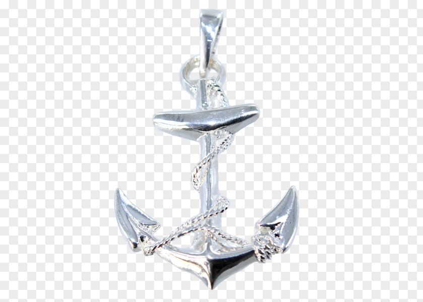 Anchor Charms & Pendants Silver Jewellery Necklace PNG