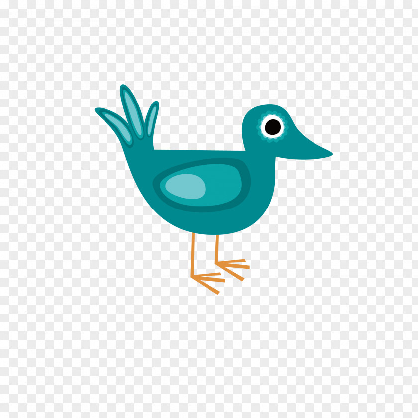 Blue Bird Creative Design Ai Drawing Poster PNG