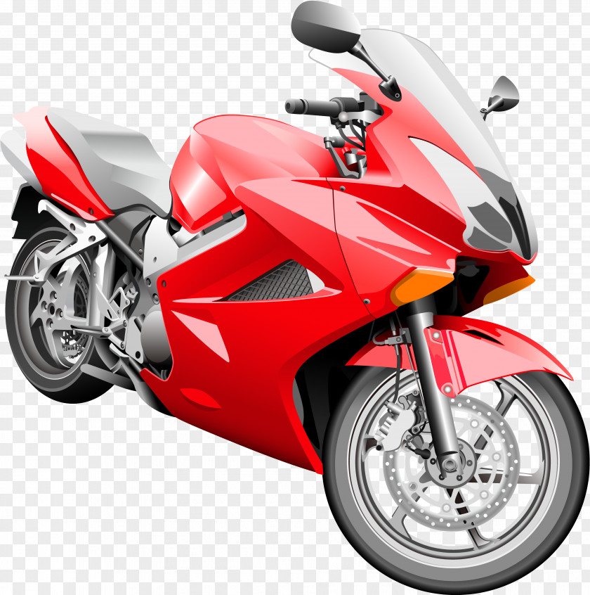 Motorbike Motorcycle Car Bicycle Clip Art PNG