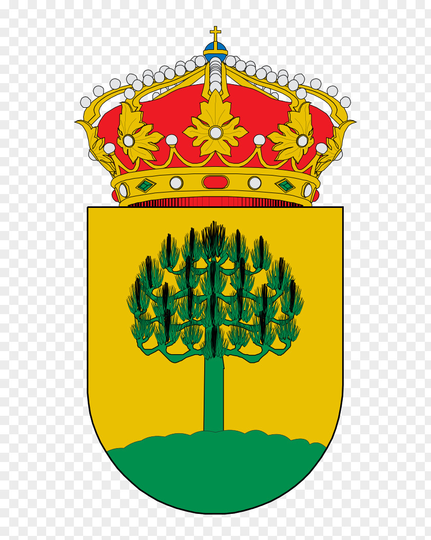 Pino Puebla De Alcocer Ourol Chantada Valverde Llerena Escutcheon PNG