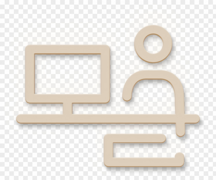 Working On A Pc Icon Worker Human Life PNG