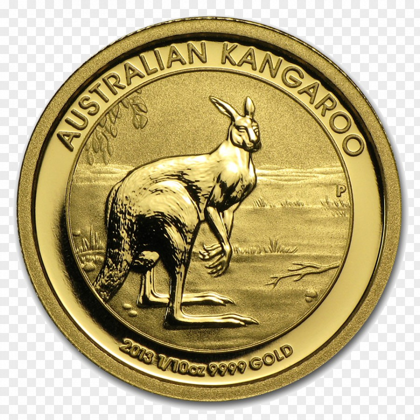 Australian Dollar Gold Coin Nugget Krugerrand Silver PNG