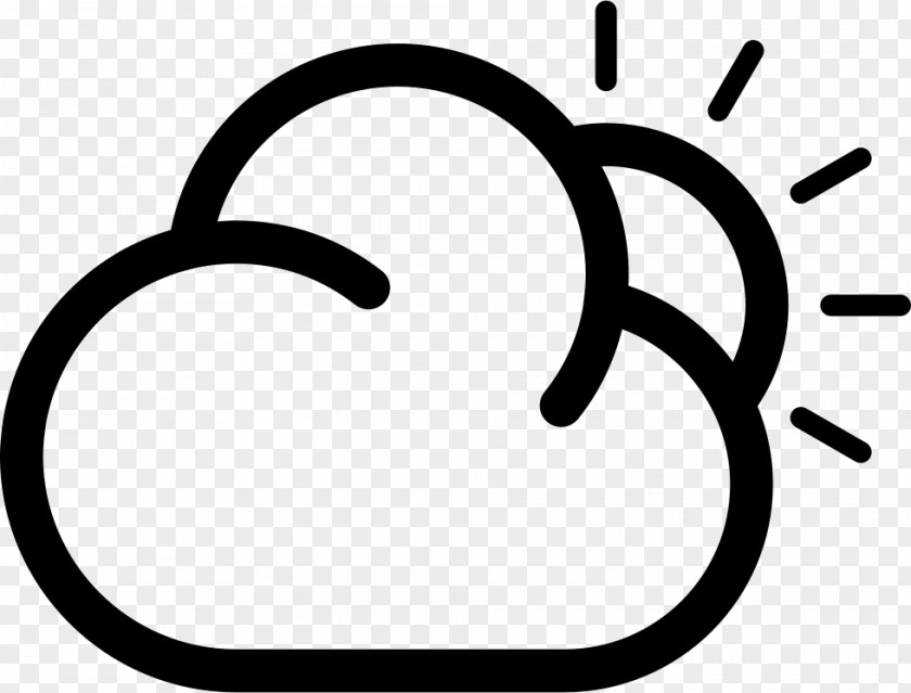 Black And White Weather Clip Art PNG