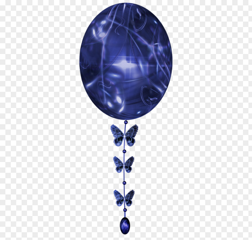Blue Butterfly Balloons Balloon PNG