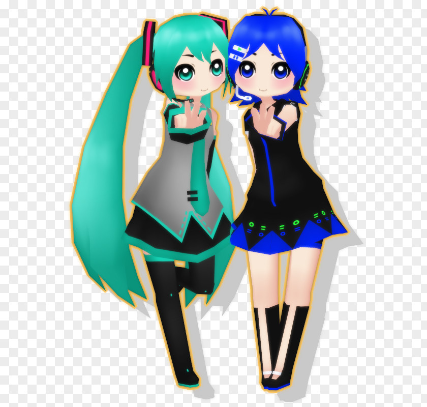 Hatsune Miku Vocaloid Utau MikuMikuDance DeviantArt PNG