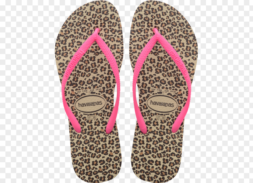 Leopard Print Sandals Havaianas Slim Animals Flip-flops Sandal Women's PNG