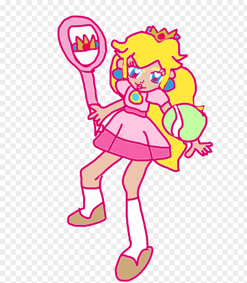 Princess Peach Super Mario 64 Tennis Bros. PNG