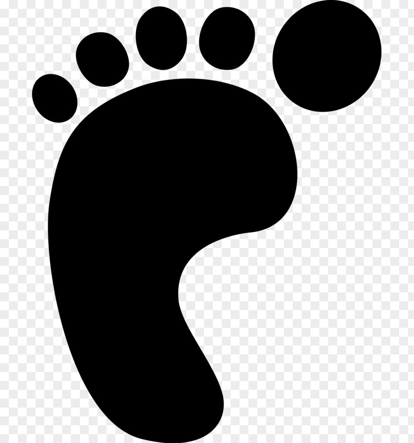 Silhouette Footprint Clip Art PNG