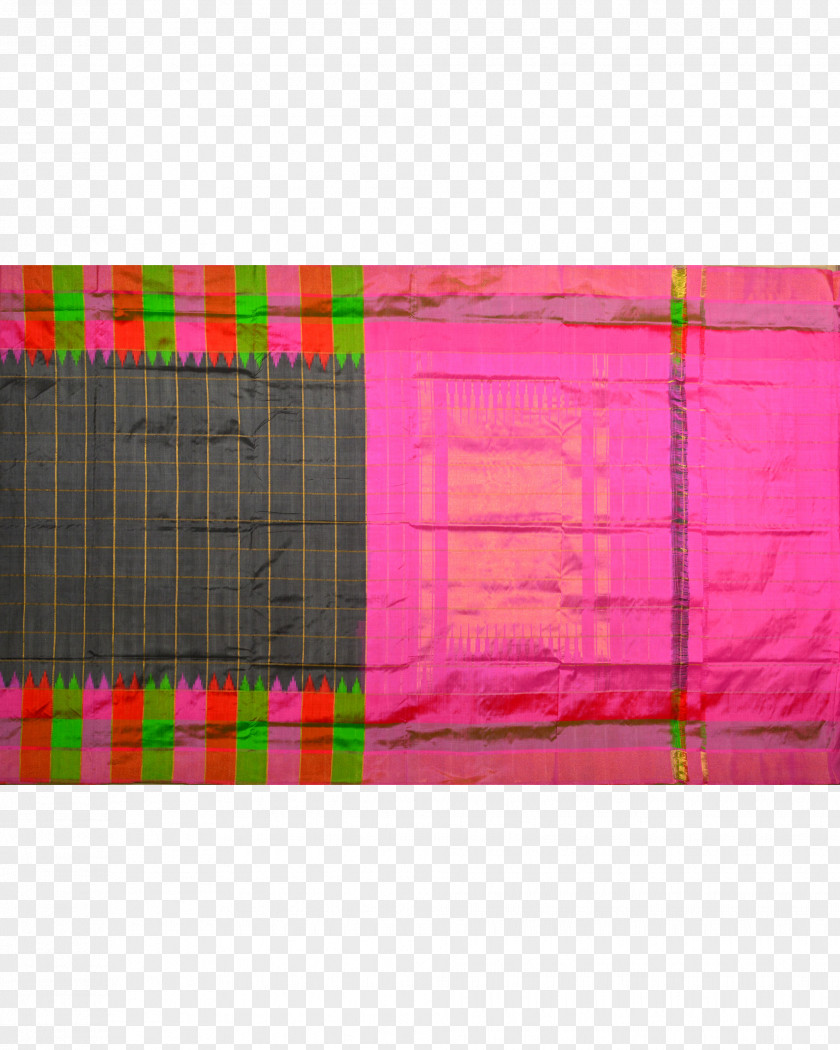 Silk Saree Tartan Rectangle PNG