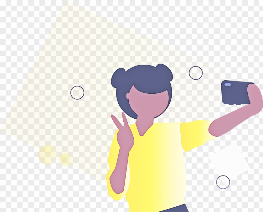 Taking Selfie Girl Camera PNG