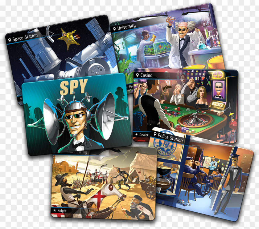 Falling Cards Cryptozoic Entertainment Spyfall Board Game Party Tabletop Games & Expansions PNG