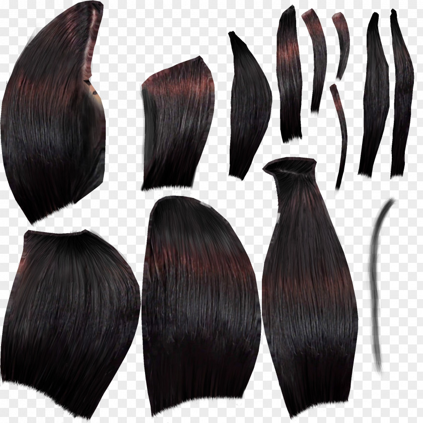 Hair Wig Brown Black PNG