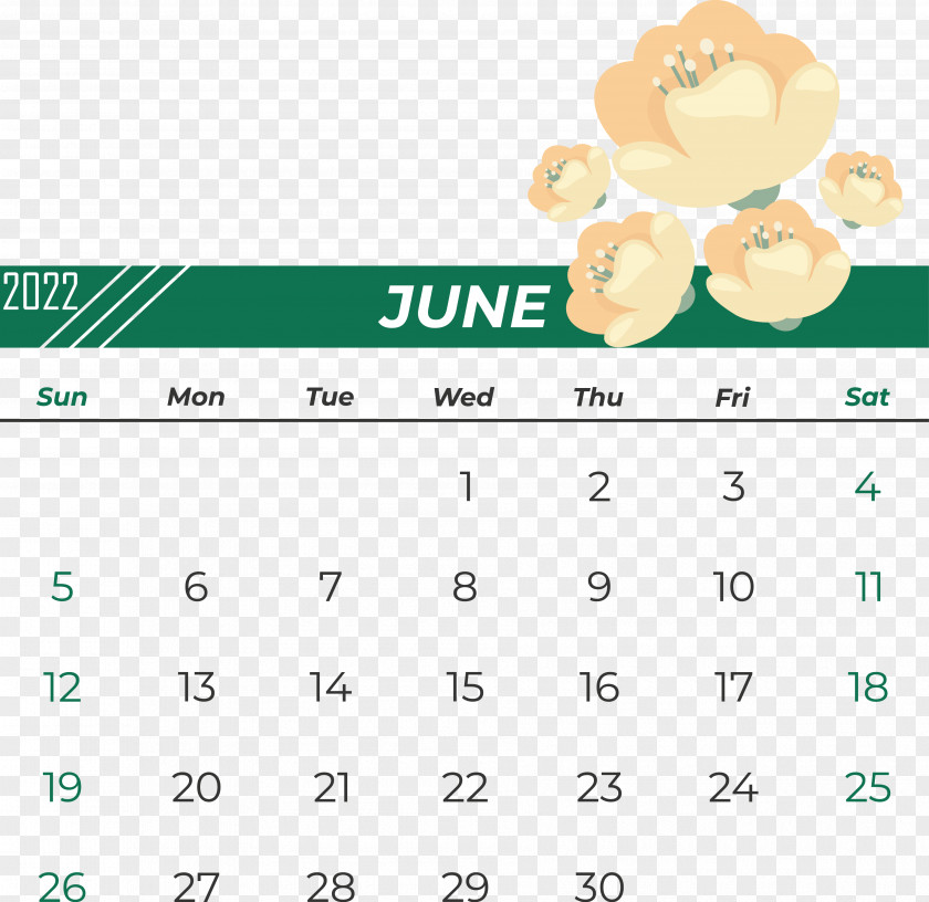 Line Font Calendar Green Cartoon PNG