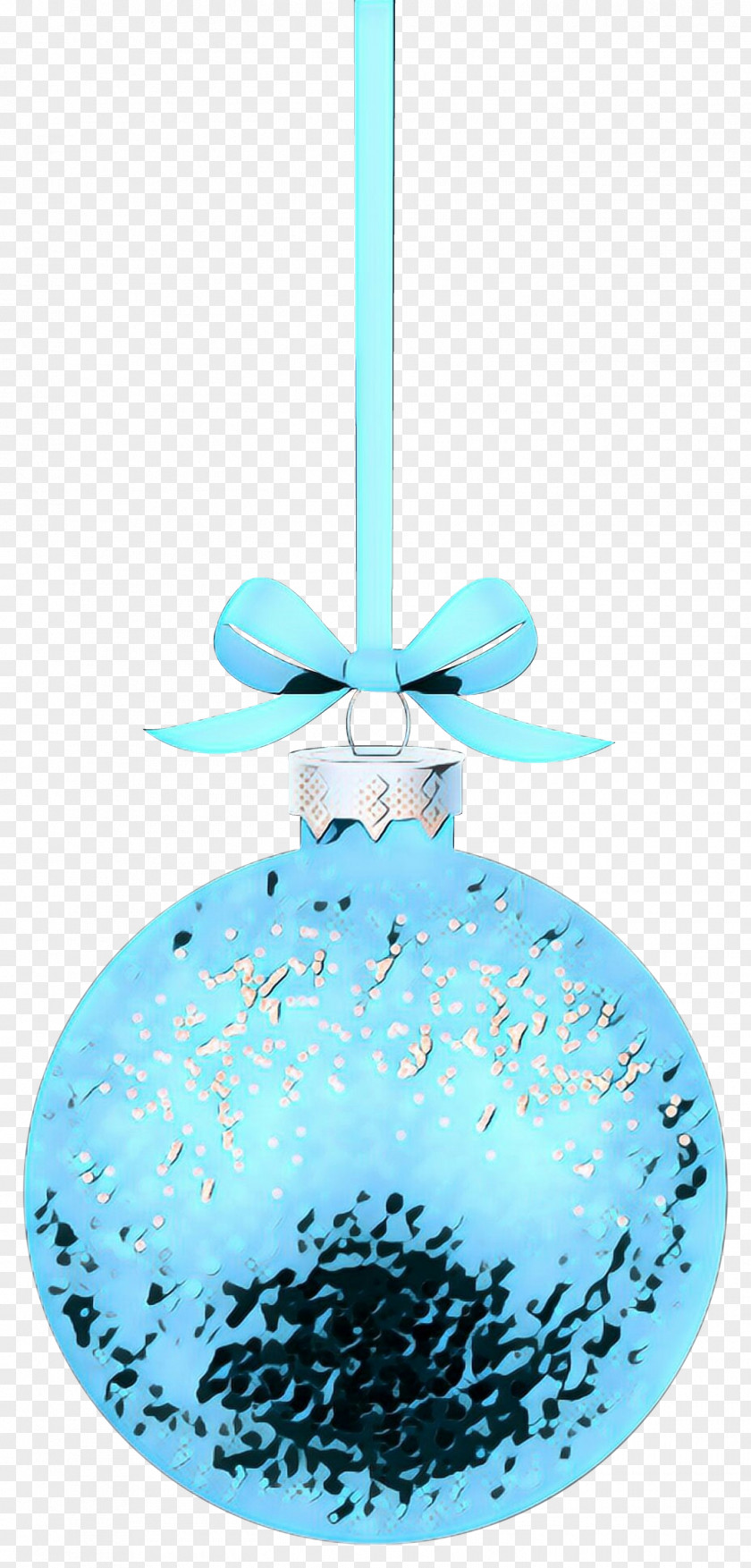 Ornament Aqua Vintage Christmas PNG