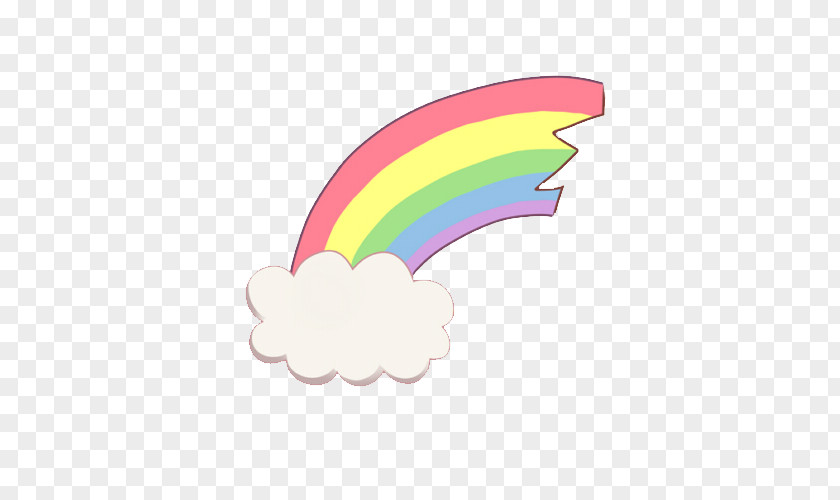 Rainbow Cloud Euclidean Vector PNG