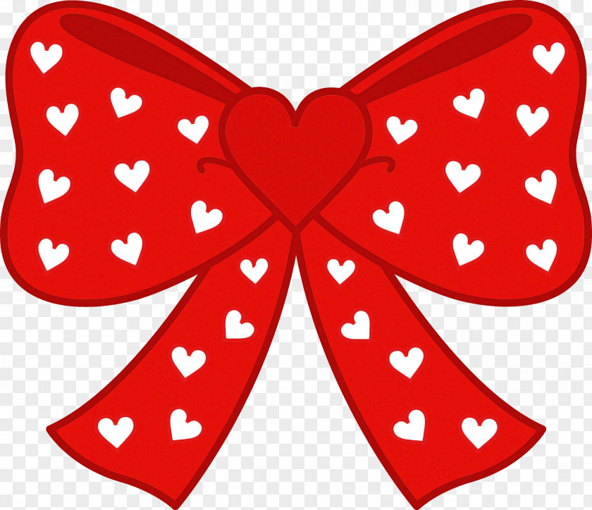 Red Heart Ribbon PNG