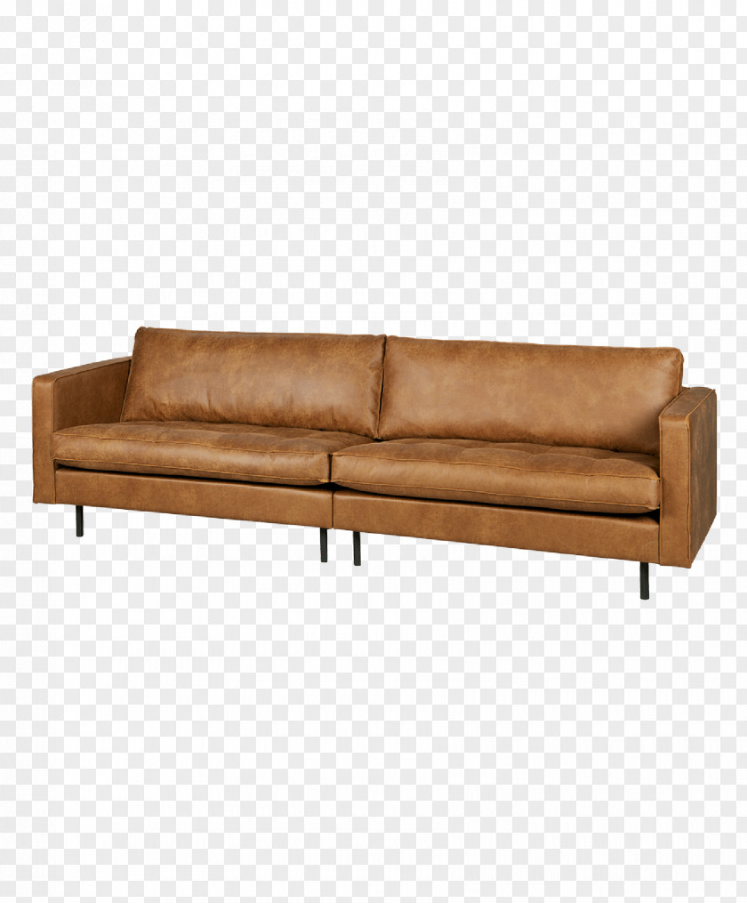 Sofa Coffee Table Couch Cognac Brandy Leather Bank PNG