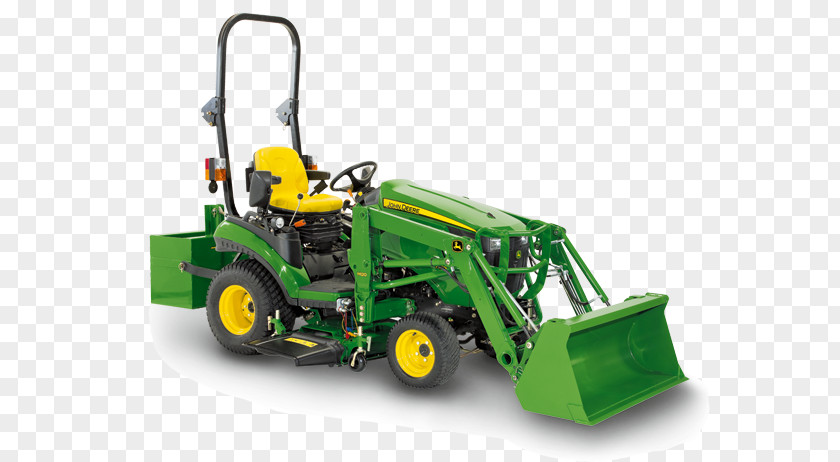 Tractor John Deere Combine Harvester Backhoe Excavator PNG