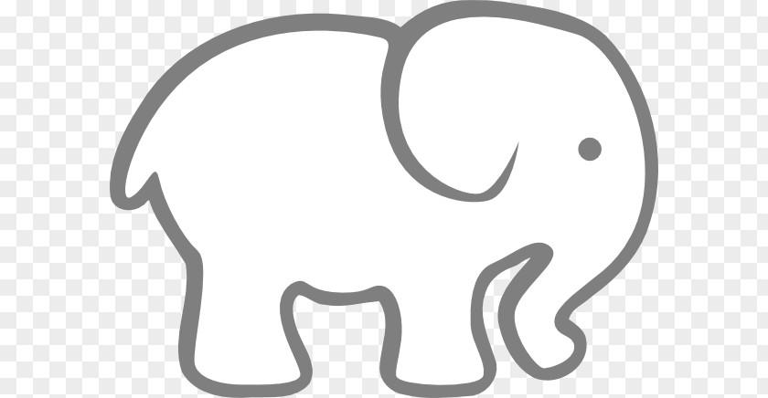 Cartoon Baby Elephant Elephants Coloring Book Drawing Image PNG