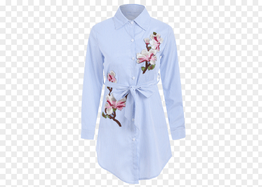 Casual Dress Blouse Sleeve Collar Shirt PNG
