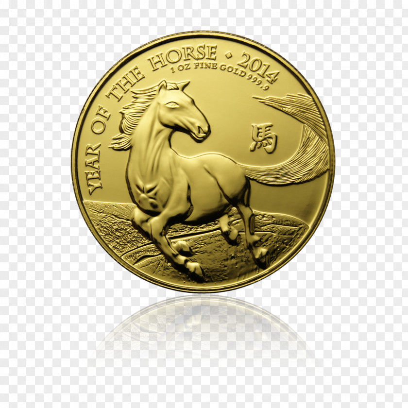 Gold Horse Coin Bronze Medal Silver PNG