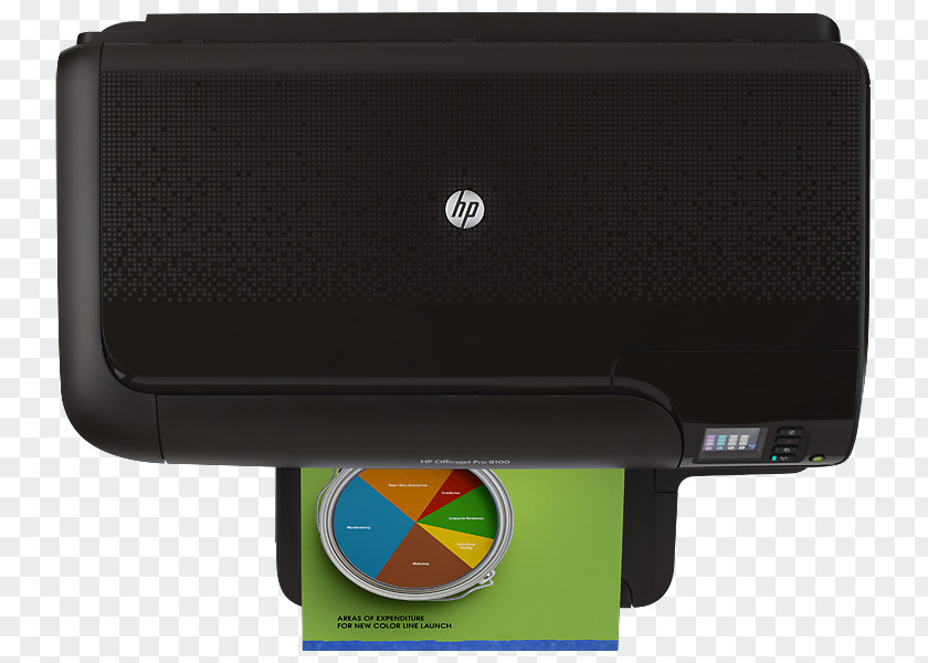 Hp Printer Hewlett-Packard Paper Inkjet Printing HP Officejet Pro 8100 PNG