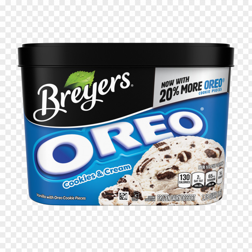 Oreo Cookies Dairy Products Flavor Breyers PNG