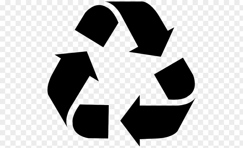 Polygonal Shapes Recycling Symbol PNG