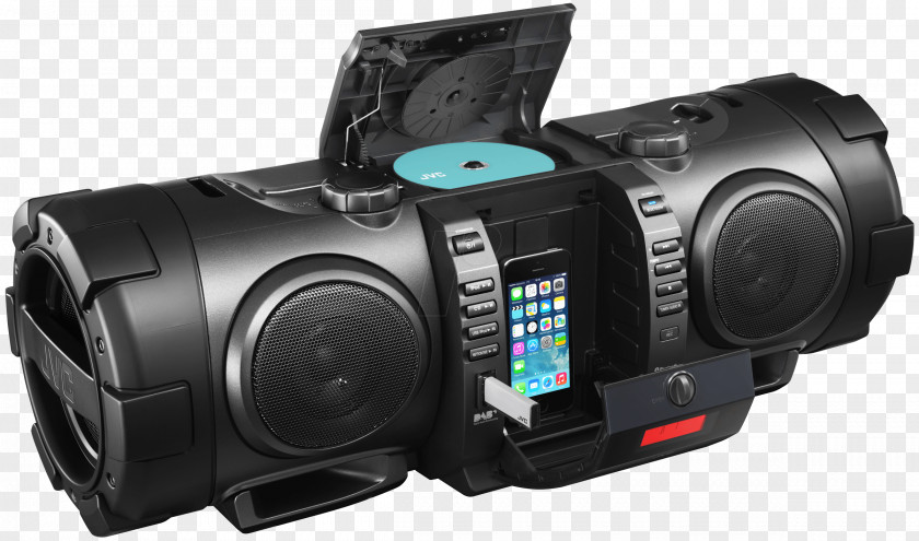 Recorder IPhone 5 Boombox Portable CD Player Woofer PNG