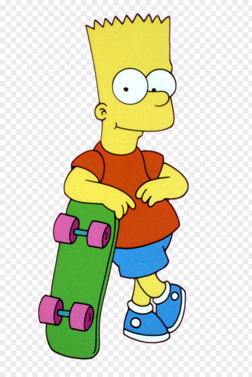 Simpsons The Skateboarding Bart Simpson Homer Marge Maggie PNG