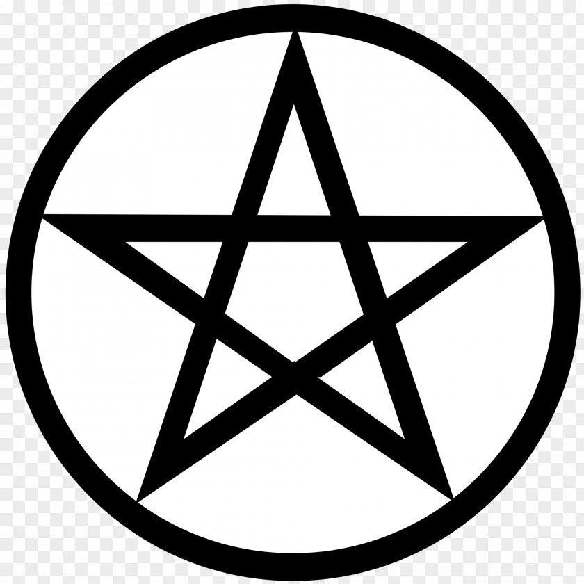 Symbol Blue Star Wicca Pentagram Pentacle Religion PNG