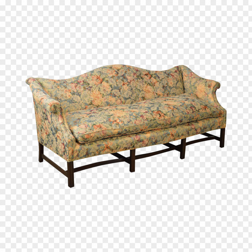 Vintage Sofa Couch Stanley Weiss Collection Claw-and-ball Bed Seat PNG