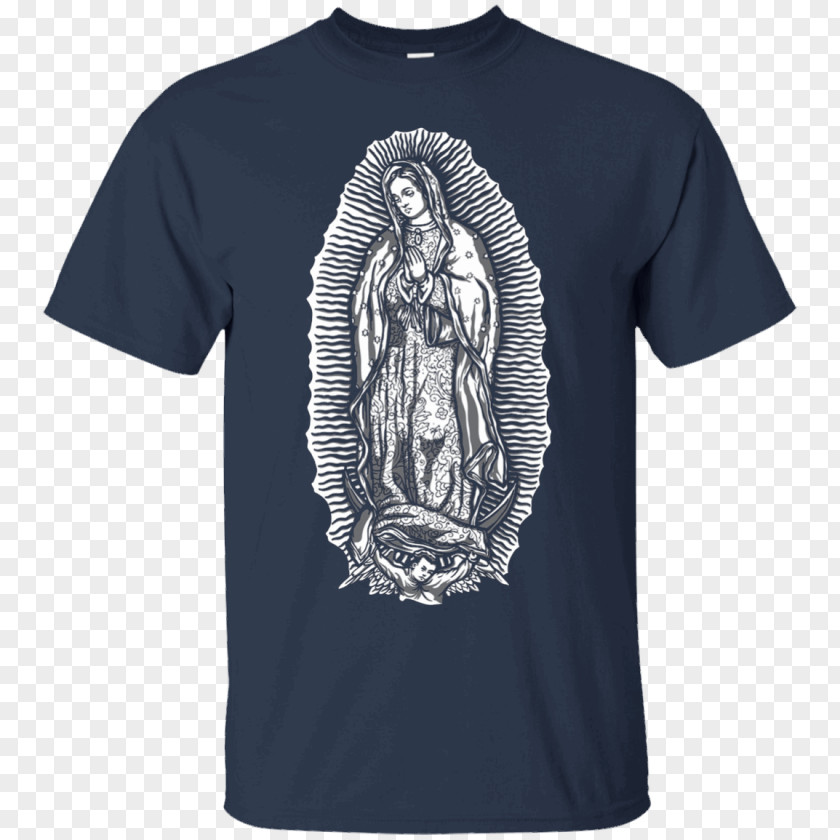 Virgin Mary Printing T-shirt Hoodie Morty Smith Sleeve PNG