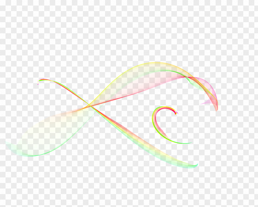 Curve Lines Leaf Font PNG