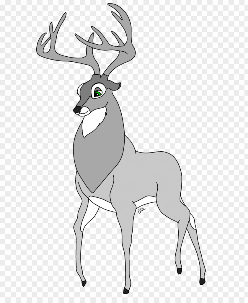 Deer Reindeer Line Art Ronno Elk PNG