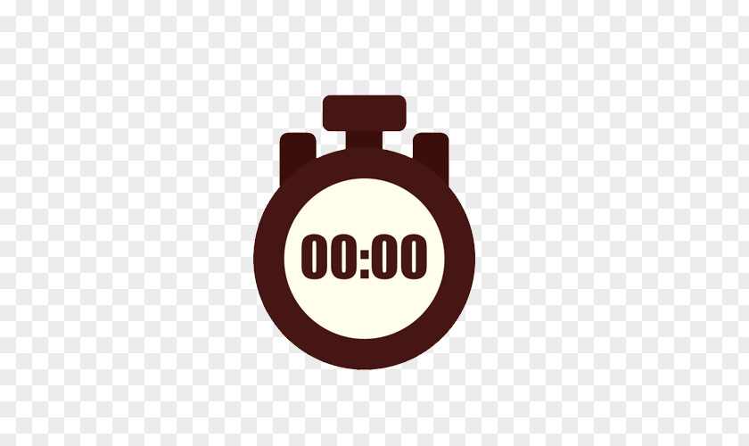 Fitness Stopwatch Sports Equipment Flat Design Icon PNG