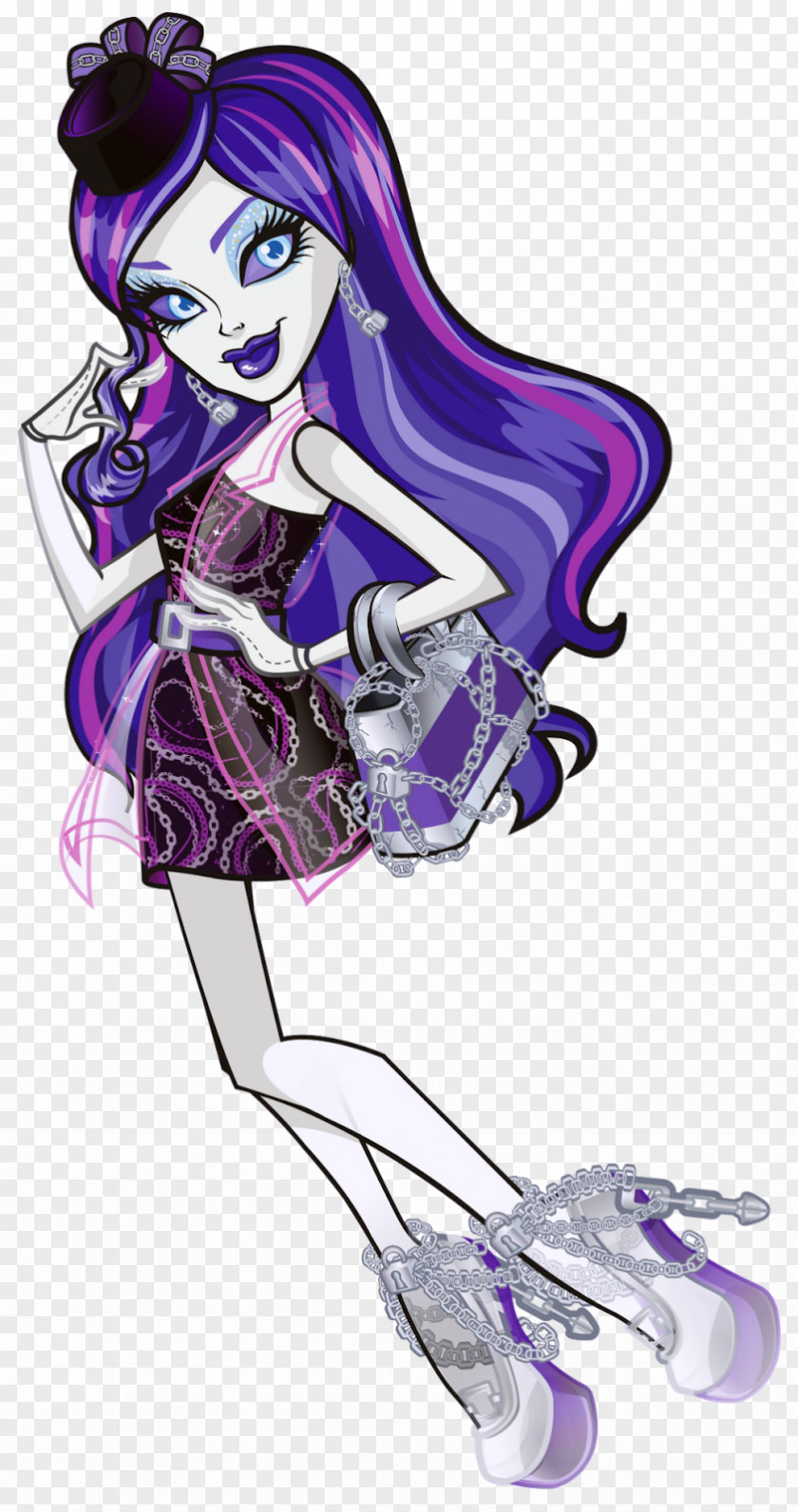 Ghoul Monster High Spectra Vondergeist Daughter Of A Ghost Doll PNG