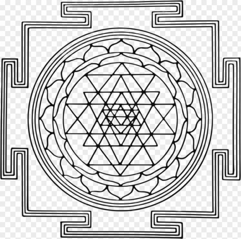 Hinduism Hindu Iconography Sri Yantra PNG