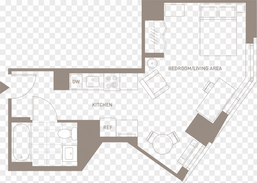 House The At Cornell Tech Floor Plan Apartment PNG