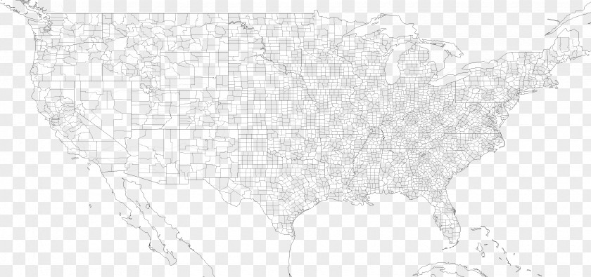 Map White Line Art Tuberculosis PNG