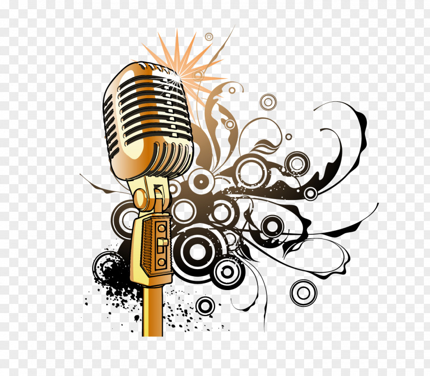 Microphone Shure SM57 Music PNG , microphone, gold-colored microphone clipart PNG