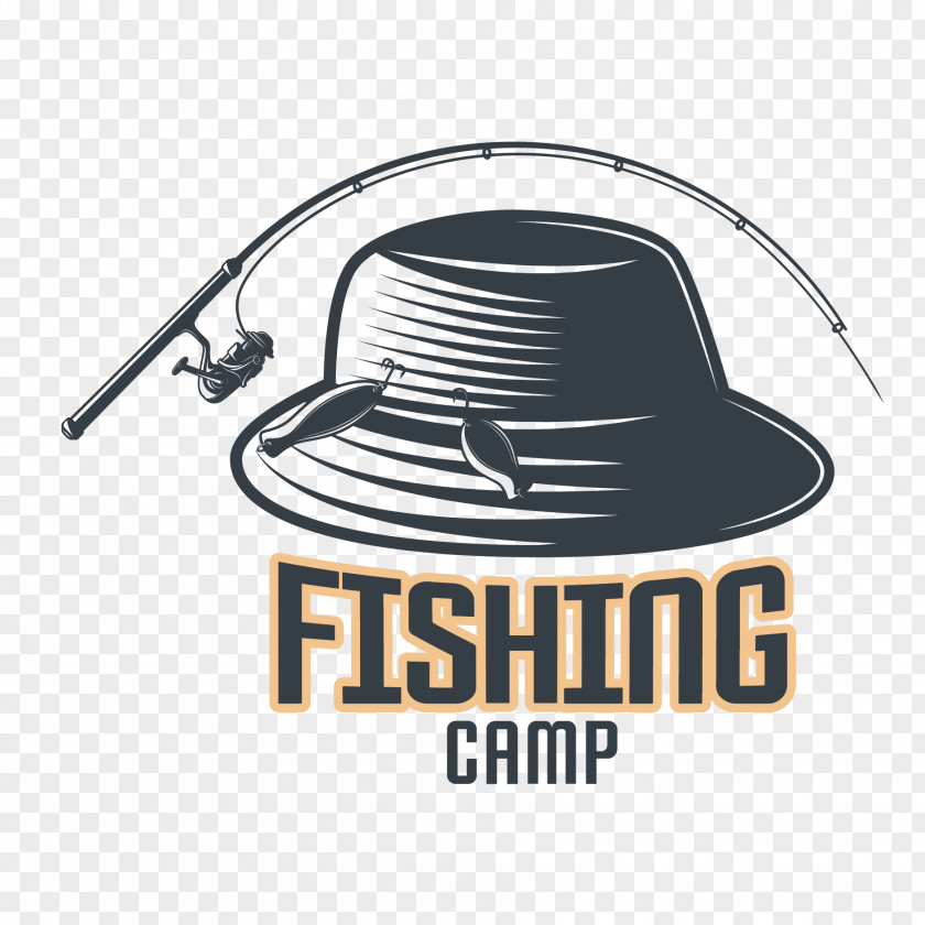Vector Fishing Rod And Hat T-shirt Angling Icon PNG