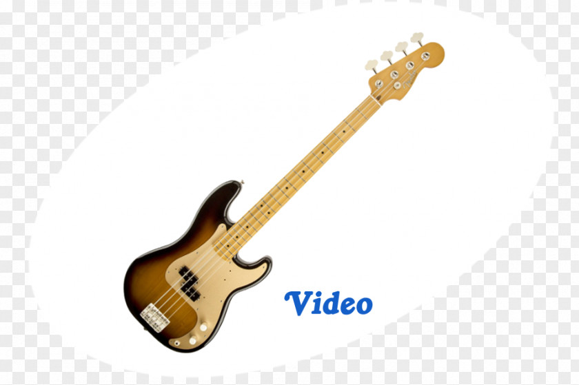 Bass Guitar Fender Precision Sunburst V Jazz PNG