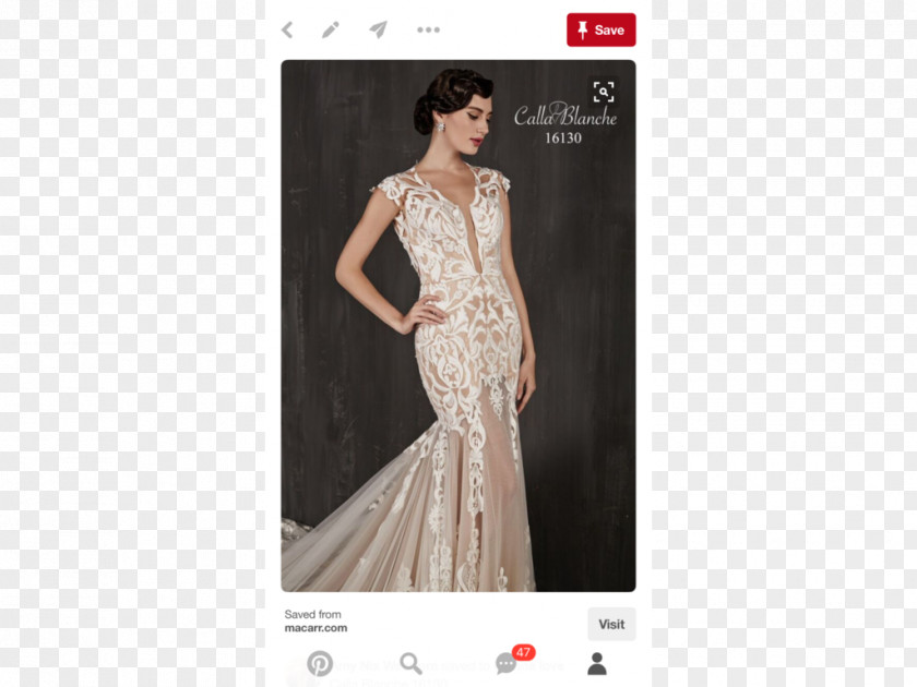 Mermaid Wedding Gown Dress Cocktail Haute Couture PNG